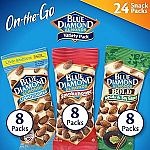 24-Count Blue Diamond Almonds Snack Nut Variety Pack $10.20