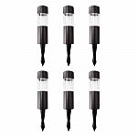 (6-Pack) Amazon Basics Solar Outdoor Path Lights $9.83