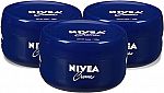 3-Pack NIVEA Creme Body, Face and Hand Moisturizing Cream (6.8 oz. jars) $4.52