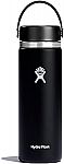 Hydro Flask Wide Mouth Bottle 20-Oz (Black or White) $16