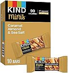 10-pack KIND Minis, Caramel Almond & Sea Salt, 0.7 Ounce $5