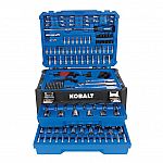 277-Piece Kobalt Polished Chrome Mechanics Tool Set w/ Hard Case $99