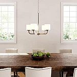 Hampton Bay 5-Light Brushed Nickel Chandelier $46 and more