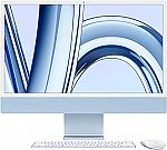 Apple 2023 iMac All-in-One 24" Desktop (M3 chip 8-Core CPU 10core GPU 8GB 512GB) $1599