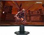 Dell 27" S2721HGF FHD 144Hz Curved Gaming Monitor $150