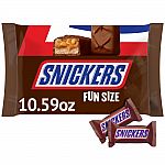 10.59oz SNICKERS Fun Size Chocolate Candy Bars $2.27 and more