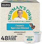 48 Count Newman's Own Organics Special Blend, Single-Serve Keurig K-Cup Pods $16