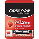 0.15-Oz ChapStick Classic Strawberry Lip Balm Tube $1.10