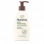 12-Oz Aveeno Daily Moisturizing Face Cleanser with Soothing Oat $5.20 and more