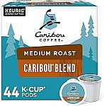 44-Count Caribou Coffee Caribou Blend, Keurig Single-Serve K-Cup Pod, Medium Roast Coffee Pods $16