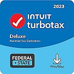TurboTax Deluxe + State 2023 + $10 Amazon Gift Card $45.99