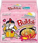 5-pack Samyang Buldak Carbo Korean Spicy Hot Chicken Stir-Fried Noodles 4.58oz $6.50