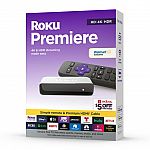 Roku Premiere 4K/HDR Streaming Media Player + Streaming Credit $19 