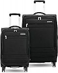 Samsonite Aspire DLX Softside Expandable Luggage with Spinners 2PC SET (Carry-on/Medium) $129.99