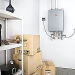 Rheem Prestige Condensing Tankless Indoor Natural Gas Water Heater 6.8 GPM $500 (Possible Local Gas Company Rebate!)