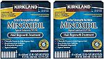 KIRKLAND SIGNATURE Minoxidil for Men 5% Minoxidil Hair Regrowth Treatment 12 Months $28