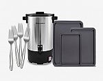 Elite Gourmet Maxi-Matic 30 Cup Stainless Steel Coffee Urn $15.99 and more
