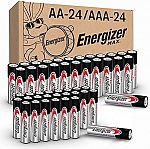 Energizer Batteries (24X AA + 24X AAA) $25