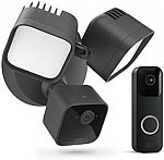 Wired Floodlight Camera + Blink Video Doorbell $80 and more