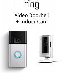 Ring Video Doorbell with All-new Ring Indoor Cam $79.99 and more