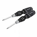 2-Pack Husky 12-in-1 Quick-Load Ratcheting Screwdriver $18