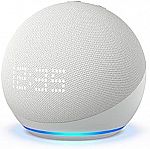 Echo Dot (5th Gen, 2022 release) with clock $39.99