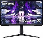 SAMSUNG Odyssey G3 24” FHD Gaming Monitor G30A (LS24AG302NNXZA) $129.99
