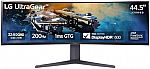 LG 45GR65DC-B 45" Ultragear QHD Curved Gaming Monitor $522.49