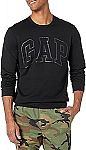 GAP Men's Logo Fleece Crew Sweatshirt $10.20