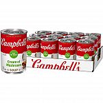 12-pk Campbell’s Condensed 98% Fat Free Cream of Mushroom Soup, 10.5 Oz $11.27