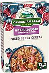 Cascadian Farm Organic Mixed Berry Cereal 12.2 oz $2.85 and more