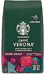 28-Oz Starbucks 100% Arabica Dark Roast Ground Coffee (Caffe Verona) $10.59