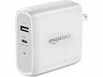 68W AmazonBasics 2-Port USB-C/USB-A Wall Charger $10 & More
