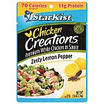 12-Pack 2.6-Oz StarKist Chicken Creations (Zesty Lemon Pepper) $6.92