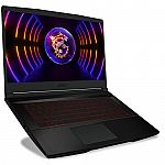 MSI THIN GF63 15.6" 144Hz Gaming Laptop (i5-12450H 8GB 512GB SSD RTX 4050) $599.99