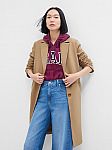 Gap Long Topcoat $30 + Free Shipping