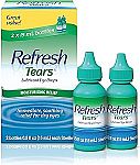 2 Count Refresh Tears Lubricant Eye Drops $6.55 (YMMV)