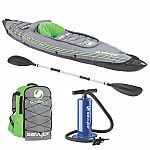Sevylor K5 Quikpak Inflatable Kayak $85