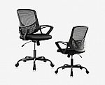 JHK Office Chair with Wheels, Ergonomic Lumbar Support $27.99