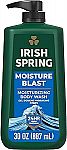Irish Spring Moisture Blast Body Wash, 30 Oz Pump $4.59