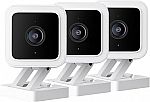 3-Pack WYZE Cam v3 Wired 1080p Indoor/Outdoor Security Camera $59.97