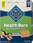 56-oz Box Blue Buffalo Health Bars Natural Crunchy Dog Treats Biscuits $4.39