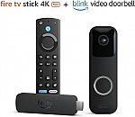 All-new Amazon Fire TV Stick 4K Max bundle with Blink Video Doorbell $65