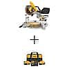 DEWALT 20V MAX Li-Ion Cordless 7-1/4" Sliding Miter Saw + 2X Battery + Charger + Bag $349