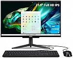 Acer Aspire C22-1610-UA91 21.5" FHD AIO Desktop (i3-N305, 8GB, 512GB SSD) $399.99