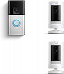 2-pack Ring Stick Up Cam Battery with Ring Battery Doorbell Plus $209.99