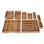 Costco Members: Seville Classics 9-pc Bamboo Organizer Starter Set $45