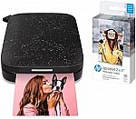 HP Sprocket Portable Photo Printer (2nd Ed.) [1AS86A] and Sprocket Photo Paper, 50 Sheets $87.24