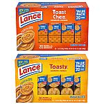 40-Count Lance Sandwich Crackers (Toasty and Toastchee Peanut Butter) $8.42