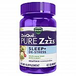 42-Count Vicks ZzzQuil Pure Zzzs Melatonin + Ashwaganda Gummies $4.90